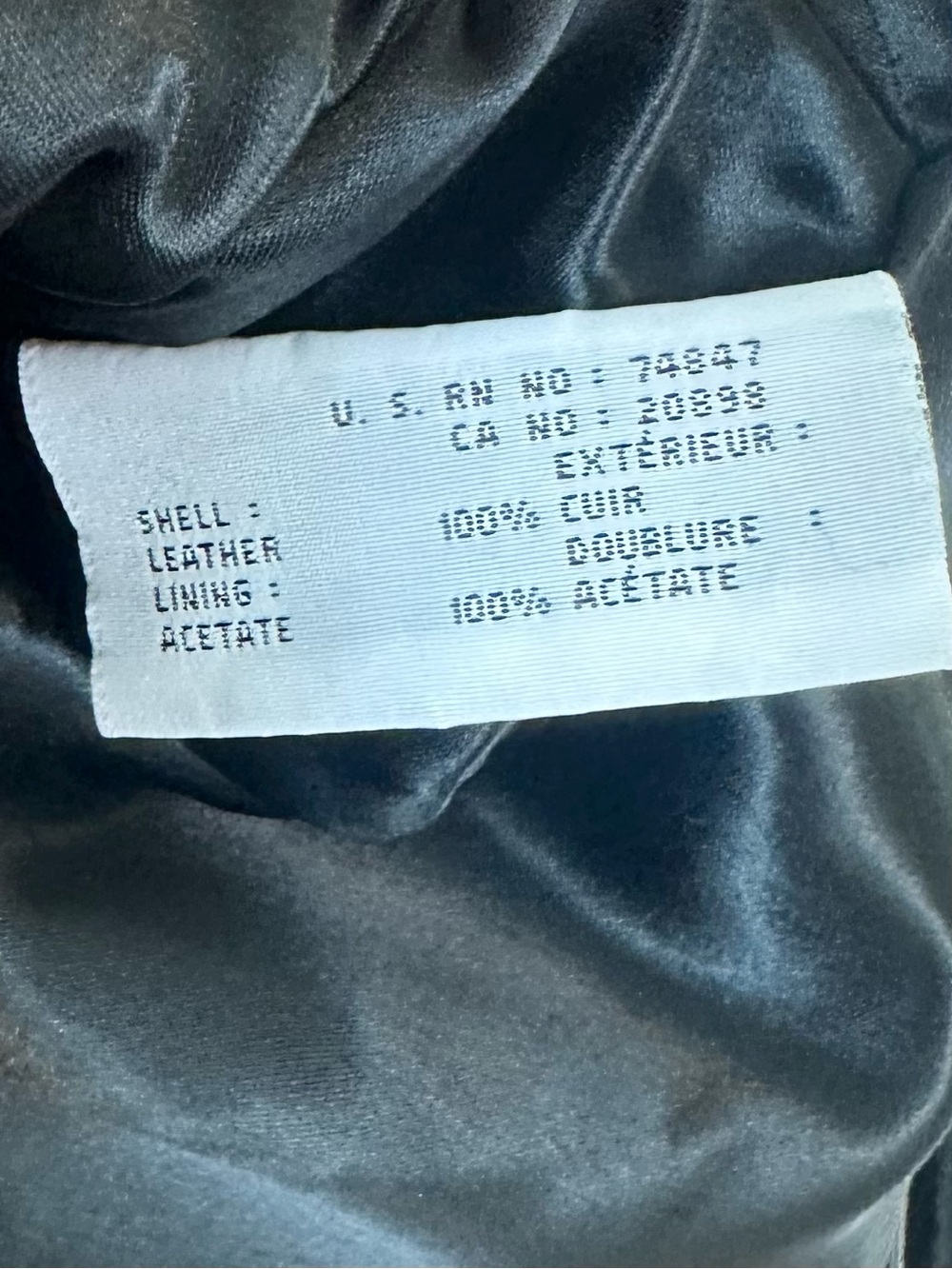 Vintage Marc New York Andrew Marc Black Leather Double-Breasted Coat - Size: XS - Picture 4 of 9